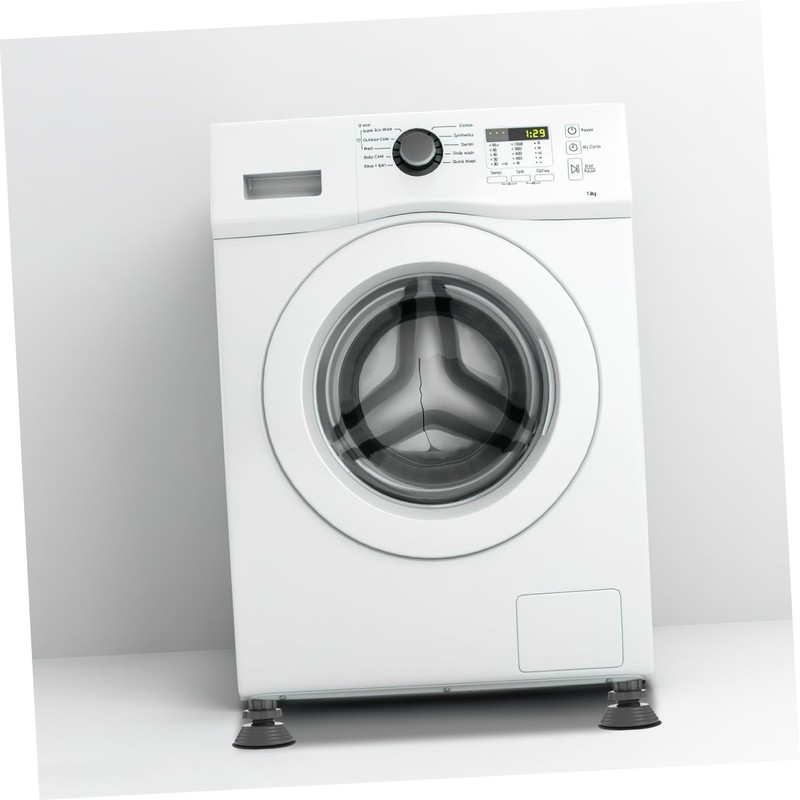 Mipcase 4 pcs Adjustable Slip Washing Machine Foot Pads for