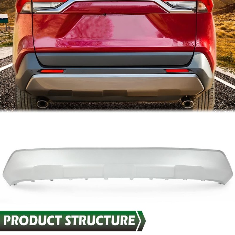 LQI Rear Bumper Lower Valance Panel Compatible with Toyota RAV4