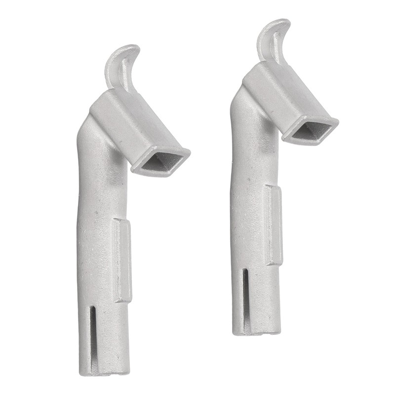 2Pcs Wide Mouth Welding Nozzle Rectangle Stainless Steel Plastic Welder