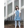 Pincy Denim Apron, Unisex Adjustable Bib Apron with Pockets for