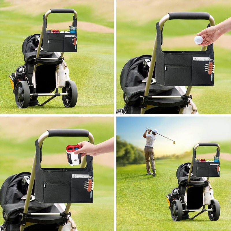 Golf Bag, Push Cart Golf Organizer, Golf Storage Bag, Multifunctional