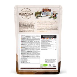 Sevenhills Wholefoods Bio 7 Mushroom Powder Mix 500 g, Reishi, Chaga, Shiitake, Maitake, Lion Mane, Cordyceps & Tremella