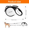 WRSOMIT Retractable Dog Leash with Chew Proof Cable and LED