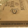 Heart Shaped Mustard Seed Ring for LDS and Christian Women