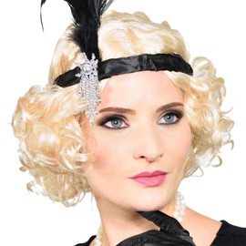 GOODS+GADGETS Charleston 20s Blonde Short Hair Wig for Burlesque Costume Dress Outfit Accessory (Wig)