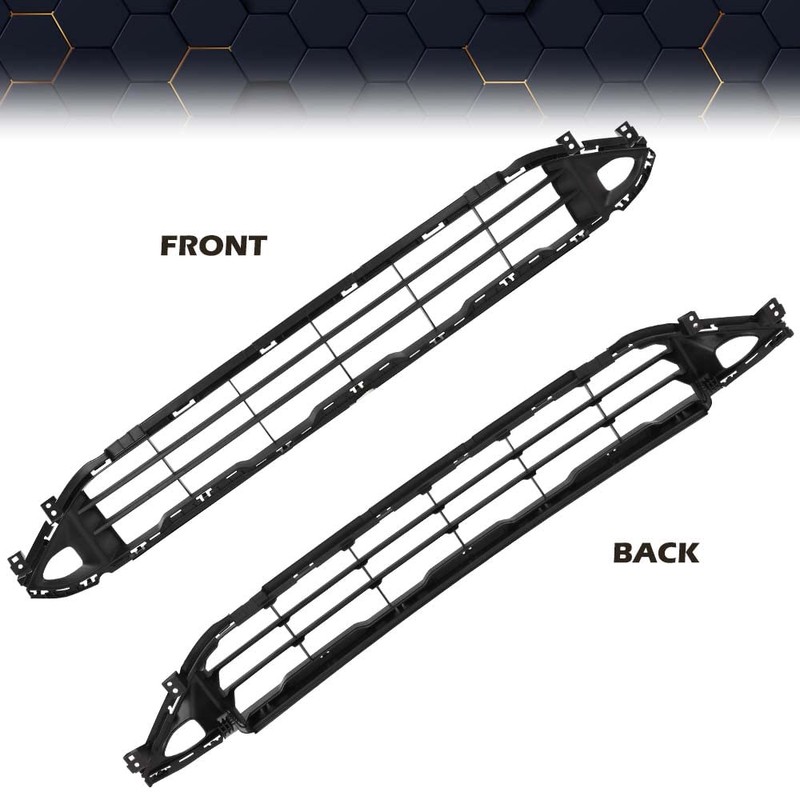 PIT66 Front Lower Bumper Grill Grille Compatible with 2021 2022