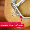 Westmark Stainless Steel Peeler - Sturdy Classic U Peeler with