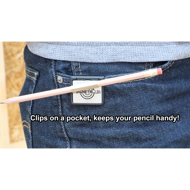 MagnetaClip - Magnetic Hat Clip Pencil Holder With Strong Magnetic