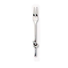 Abbott Collection Home 36-Knot/Fork Cocktail Fork with Knot Handle, Silver