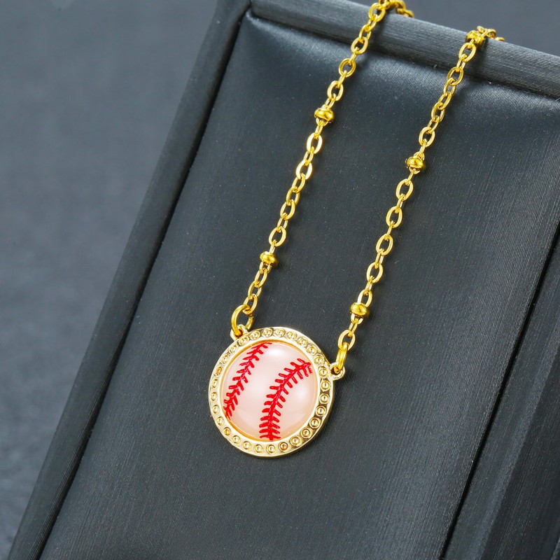 Generic Baseball Necklace Baseball Gifts for Women Mom Team Softball