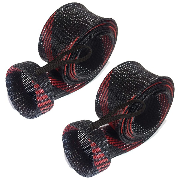Reaction Tackle Rod Sock Black/Red (Flat-Spin-4)