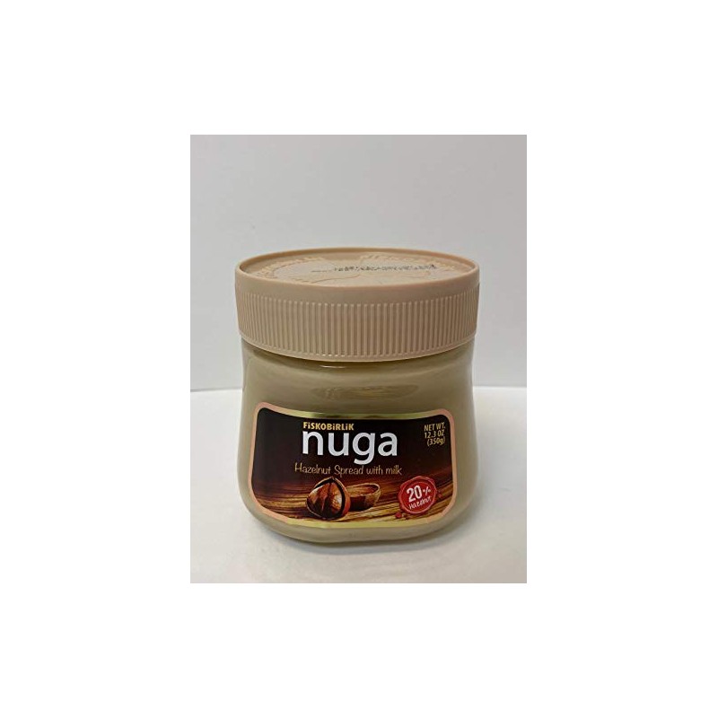 Fiskobirlik Nuga Hazelnut Spread with Milk 350 gr Made in
