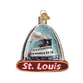 Old World Christmas Cities, Places and Landmarks Glass Blown Ornaments for Christmas Tree St Louis