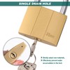 Padlock Set of 2 with 6 Keys, 38 mm Lock