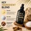 Men Keratin Sea Salt Spray, Volumizes Texturizes Lifts Curls &