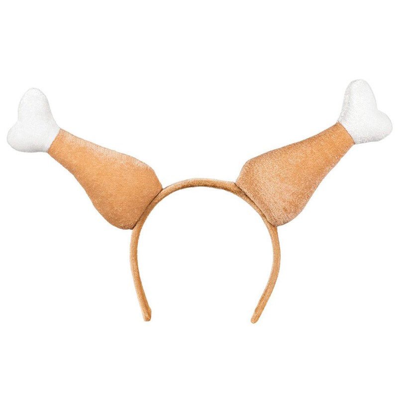 Boland 99944 Chicken Tiara, Chicken Drumsticks, Butcher, Headpiece, Costume, Carnival,