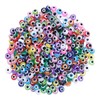 300pcs Evil Eye Beads for Jewelry Making,Flat Round Bead 8mm