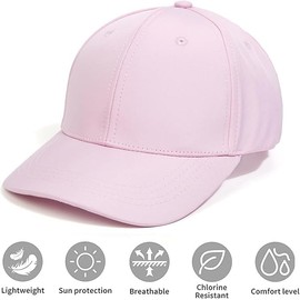 HERUAI Children's Ponytail Baseball Cap 3-8 Years Girls Boys Golf Visor Baseball Cap Hat Sun Visor Hat UV Protection Peaked Cap Summer Hat Junior Summer Hat Tennis Cap Sun Hat Visor UPF 50+, pink