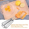 Egg Beater, Stainless Steel Hand Crank High Efficiency Manual Hand