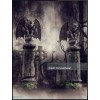 Winged Ram Horned 'Stone' Gargoyle Chimera Guardian Gothic Statue Superb