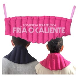 Compresa De Semillas Terapéutica Cervical Cuello Con Hierbas Morada