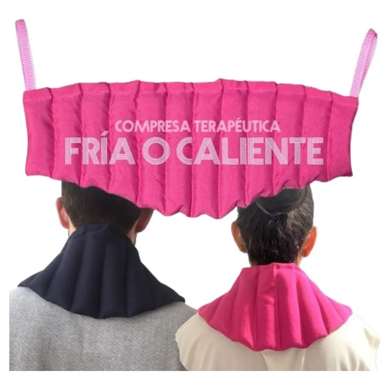 Compresa De Semillas Terapéutica Cervical Cuello Con Hierbas Morada
