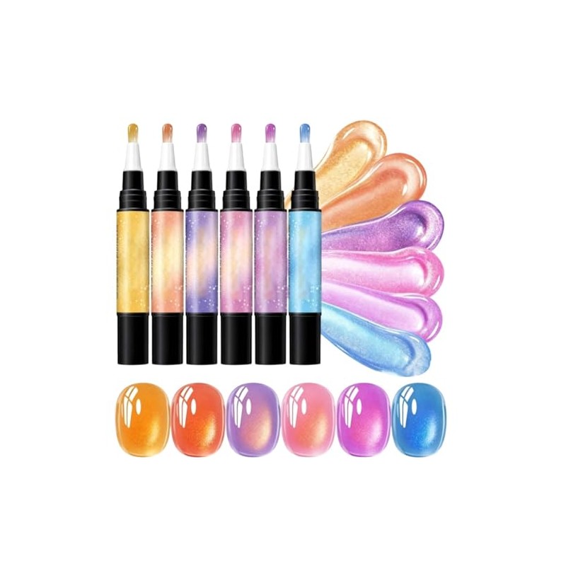 Uñas de Gel 6 Piezas de Herramientas de Secado Rápido