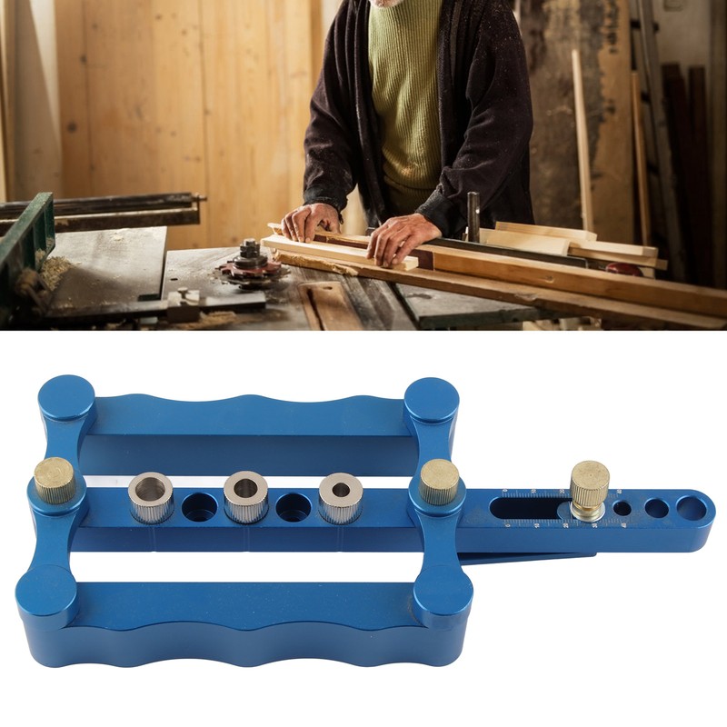 Woodworking Positioner Wood Dowel Hole Drilling Guide for 17‑60mm /