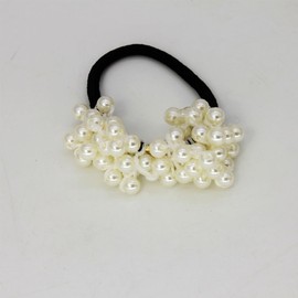 BIUDECO 6pcs Pearl Hair Ties for Women and Girls Elegant Elastic Ponytail Holders Durable Accessories for Everyday Wear and Special Occasions