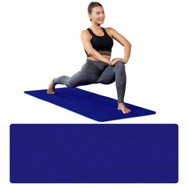 JELS Extra Thick Yoga Mat, 2/5 inch, Ergonomic 3D Non Slip Design, SGS Certified TPE Material, Yoga Mat for Men Women with Carrying Strap,Exercises Mat for Yoga, Pilates and Floor Workout(72"x26")