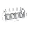 Kebab Rack Stainless Steel Shish Kebab Skewers Rack Universal Barbecue