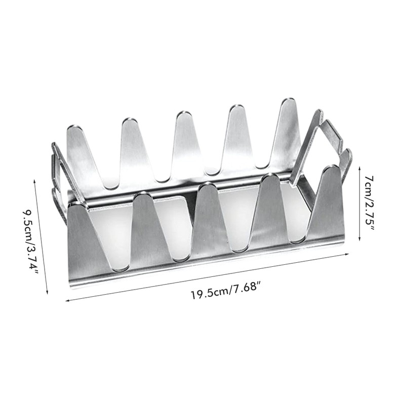 Kebab Rack Stainless Steel Shish Kebab Skewers Rack Universal Barbecue