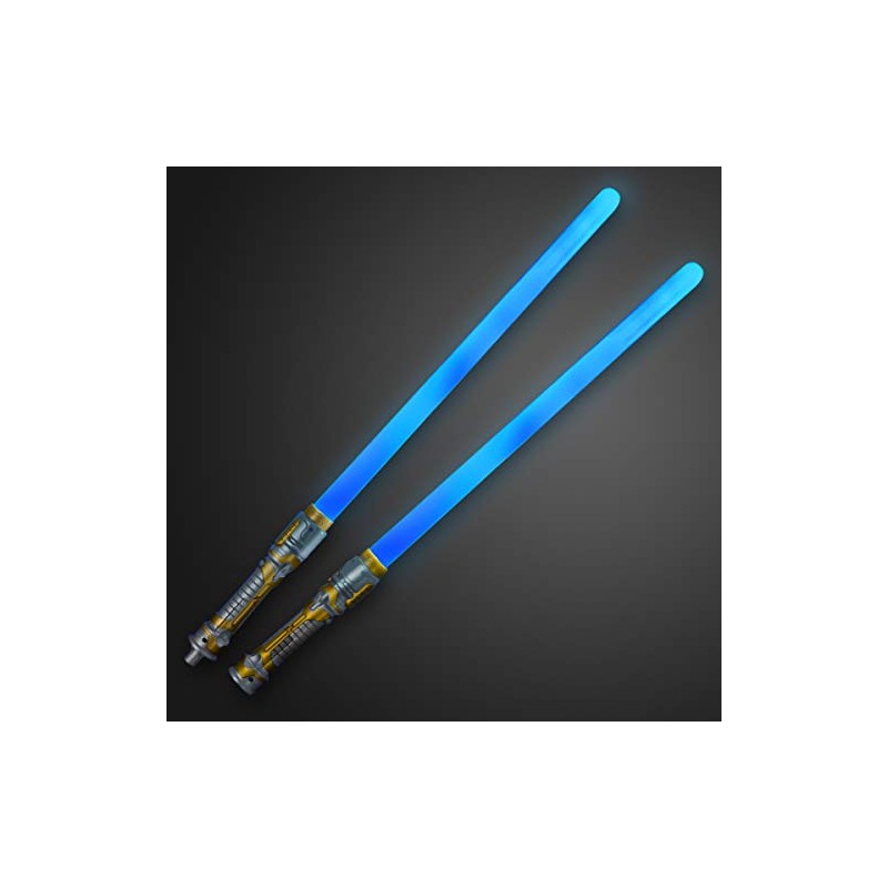 FlashingBlinkyLights Double-Sided LED Light Up Sword Saber with Blue LED