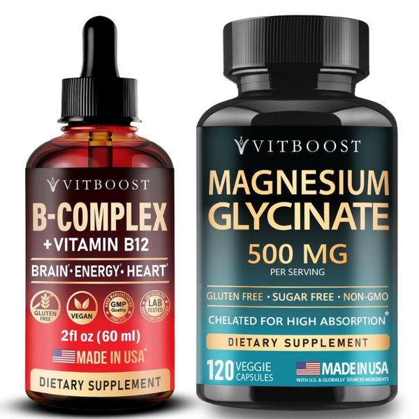 Vegan Vitamin B12 with B Complex 20000 mcg with Magnesium