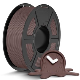 JAYO PLA 3D Printer Filament Chocolate, PLA Filament 1.75mm, 1.1KG Spool, Dimensional Accuracy +/- 0.02mm, Fit Most FDM Printer