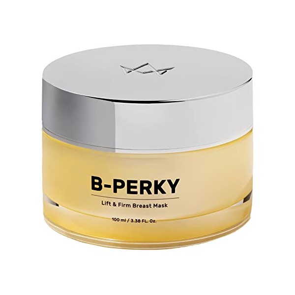 B-Perky - Firming Breast Mask by Maelys | Anti Sagging DÃ©colletÃ© Area Moisturizer Cream | Chest Tightening Treatment for Glowing Skin and a Naturally Fuller Look. 3.38 oz