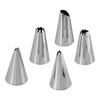 Zenker Icing Bag Set with 6 Stainless Steel Nozzles and