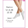 Hudson Relax Women's Trainer Socks Cotton Skin-friendly, White 0008