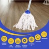 HOMESHOPA 2 Pack Cotton Mop Heads Replacement Refill, Twist Lock