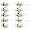 GOBEKOR 10 Pack Brushed Nickel Door Handles Interior Door Knobs