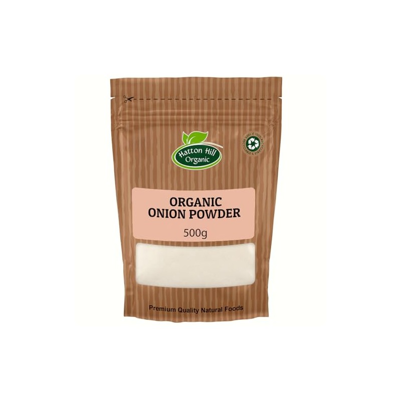 Organic Onion Powder 500g by Hatton Hill | Premium, Aromatic,