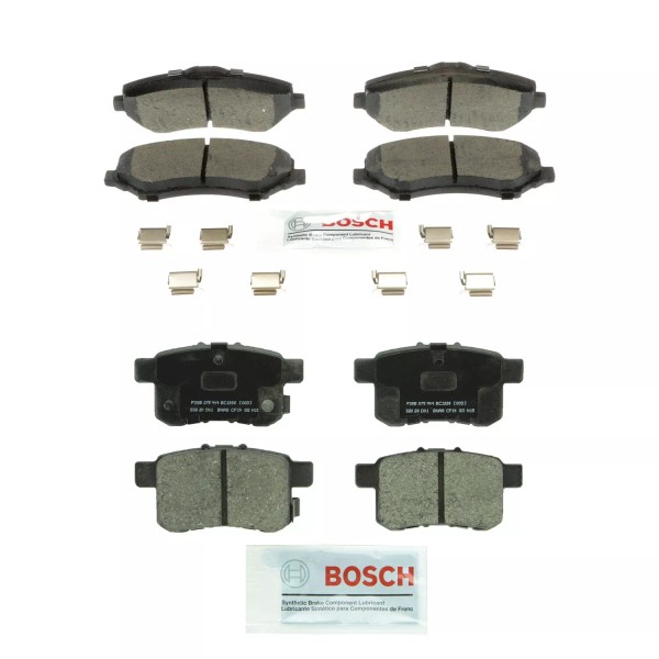 Bosch QuietCast Ceramic Front and Rear Disc Brake Pad Kit