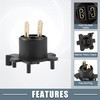 A ABSOPRO Car Headlight Headlamp Bulb Socket Adapter 90075-99140 for