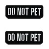 Pack of 2 Reflective Dog Patches, Removable Infrared IR Reflective