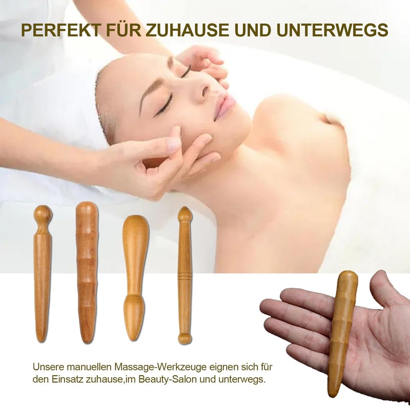 KALUROIL 4 Pieces Massage Sticks - Trigger Point Massager Foot