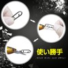QISHUO Blue Lures Snap Fishing Strength Scallop Snaps Rine Swivel