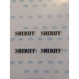 Corgi Jr 28 D1a Buick Police Car Reproduction Stickers ( Set  OF 6 )