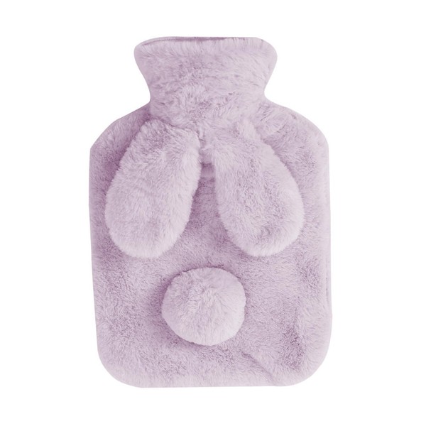YEENASY Hot Water Bottle, Cute, Fluffy, Soft, Pouring Type, PVC Explosion-proof Material, Safe, Thick, Heat Retention, Soft, Warm Cover, Cold Protection, Prevents Feet from Cold, Fatigue Relief,