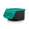 NEW TUPPERWARE Mates Modular Garlic Storage 5lb Black Green