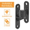 Rasugarlary Wall Mount Gate Hinges, 2 Pairs Heavy Duty Fence
